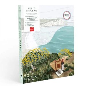 Coffret peinture au numero - Picnic a etretat par Ananya Bhandari