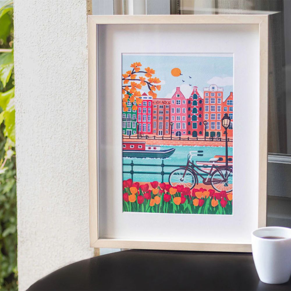 Coffret peinture au numero - Amsterdam par Nidhi Kachhadiya – Image 2