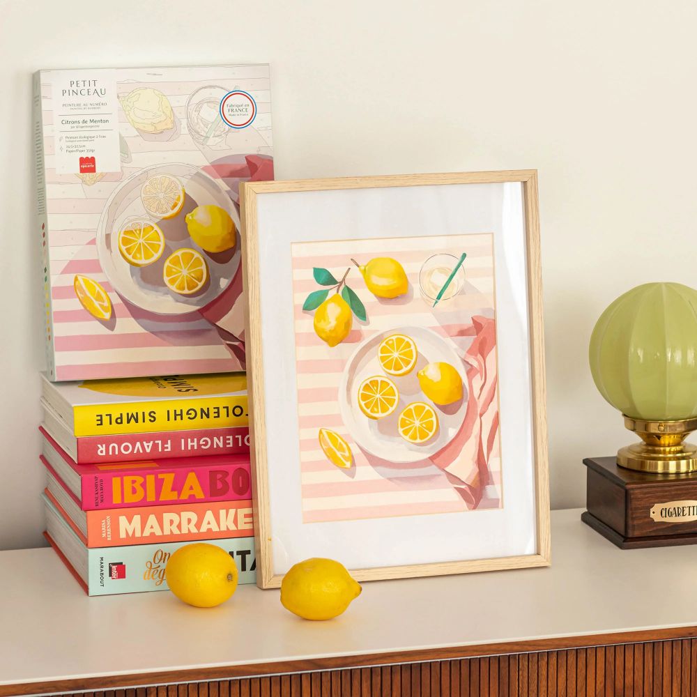 Coffret peinture au numero - Citrons de Menton par La Petite Epicerie – Image 2
