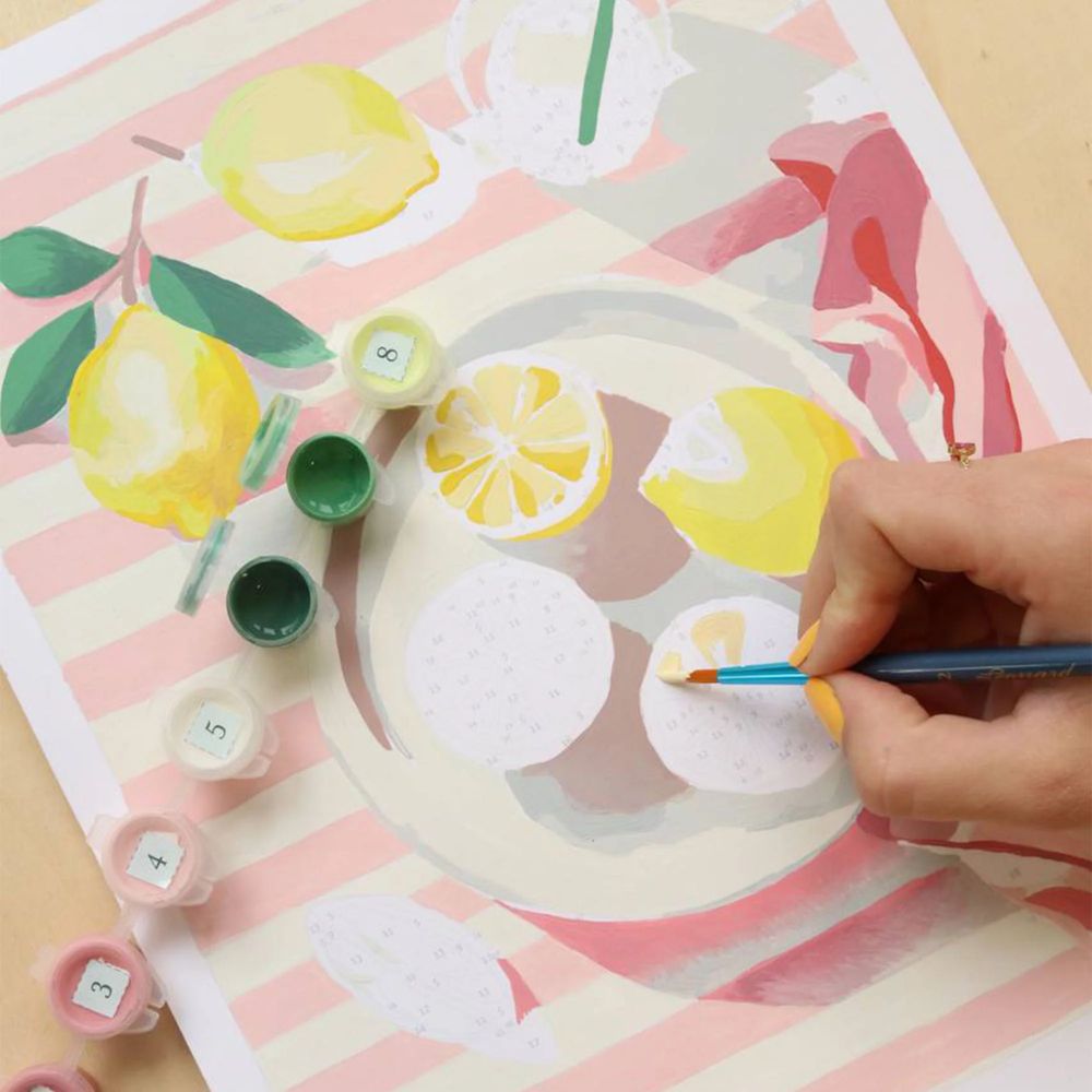 Coffret peinture au numero - Citrons de Menton par La Petite Epicerie – Image 3