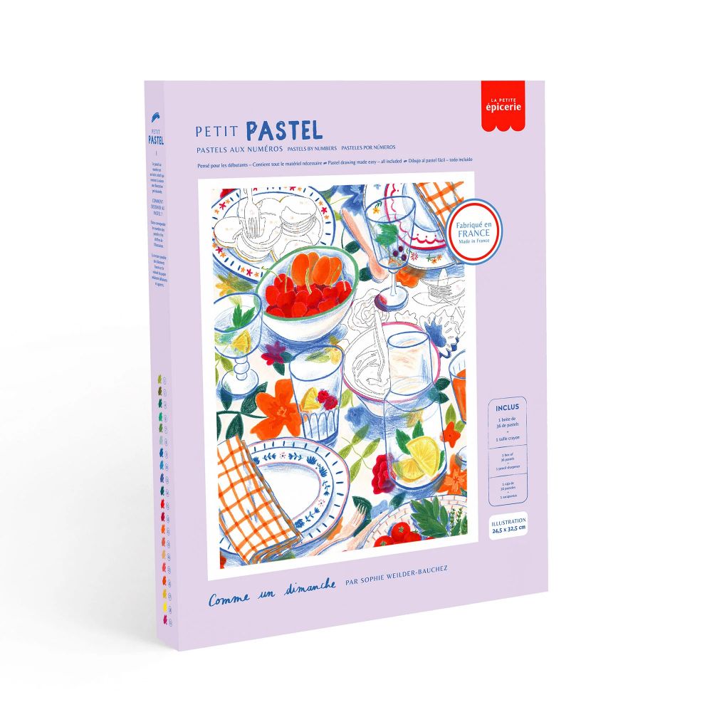 Coffret pastel au numero - Petit Pastel - Comme un dimanche