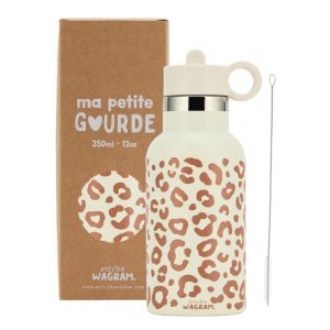 Gourde 350ml - Creme leopard