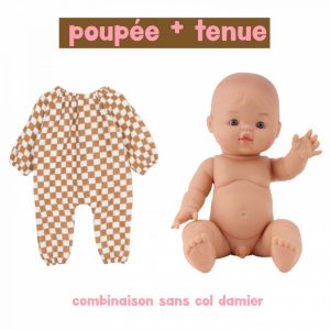 Poupée Louis - Gaze damier