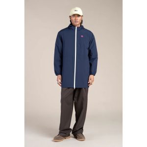 Imperméable mixte long Amelot - Indigo