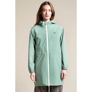 Imperméable mixte long Amelot - Vert sauge