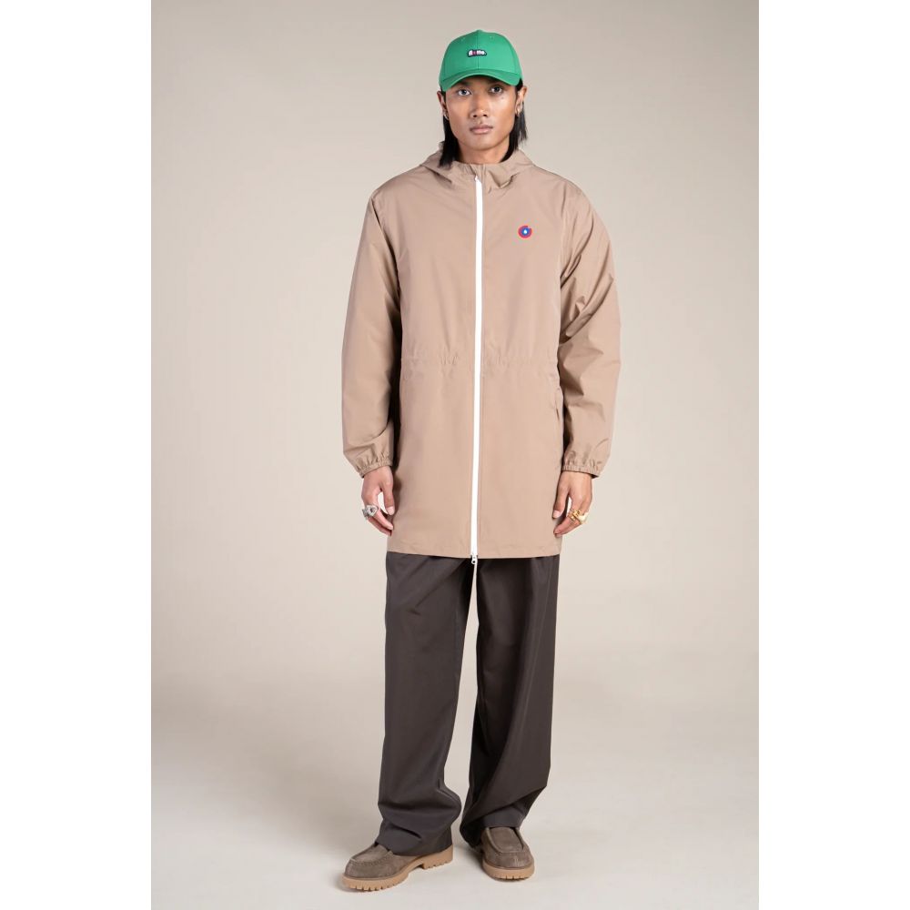 Imperméable mixte long Amelot - Sahara – Image 2