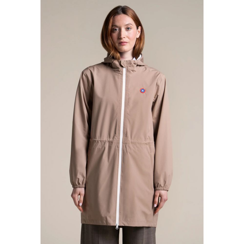 Imperméable mixte long Amelot - Sahara – Image 3