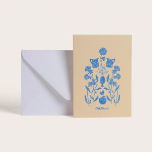 Carte champêtre - Merci