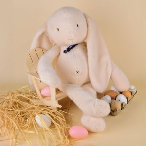 Lapin Méloé - Beige - 37 cm