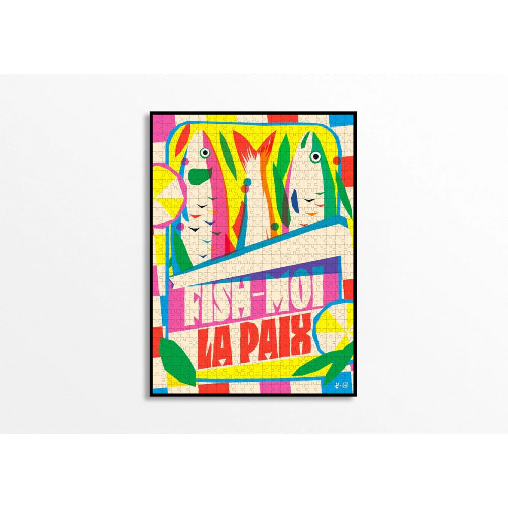 Puzzle 1000 pieces - Fish moi la paix