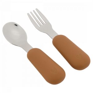 Couverts en silicone - Caramel