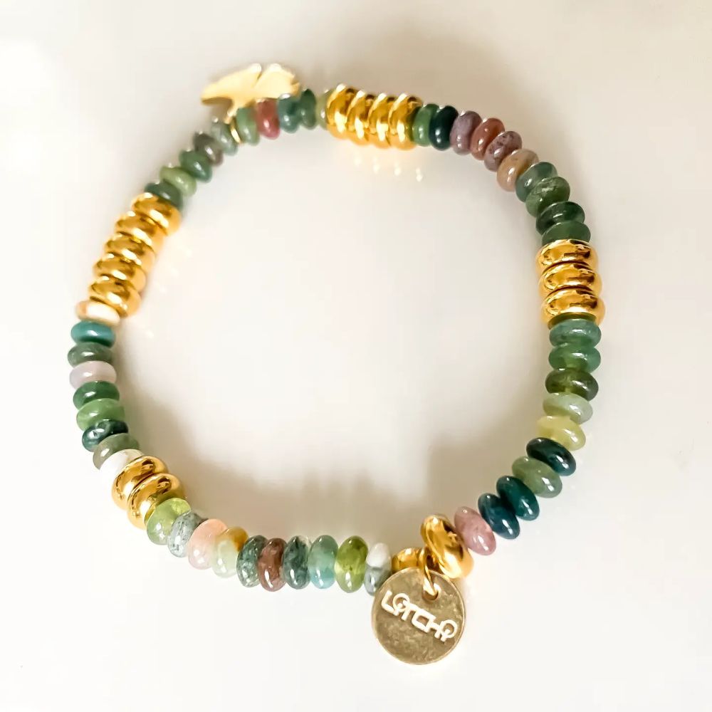 Bracelet Aztèque Kaki – Image 2