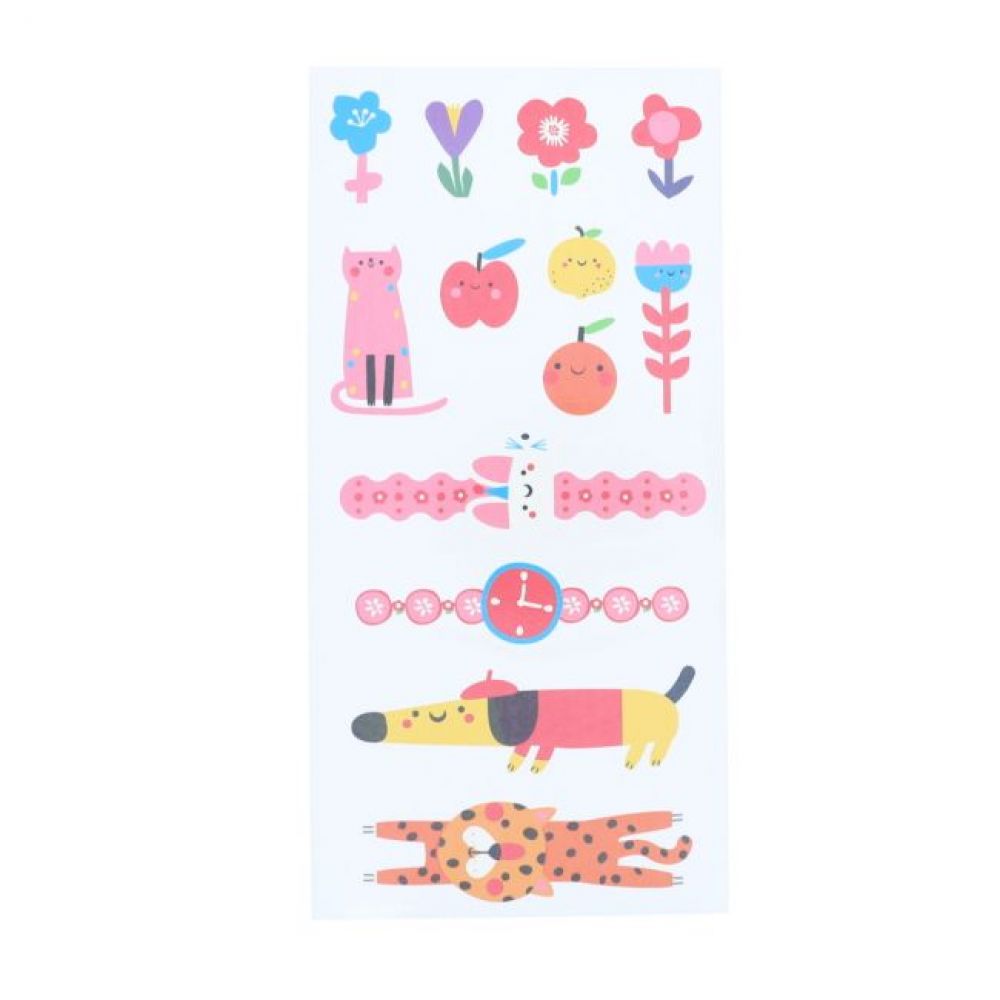 Set de 2 planches de tatouages temporaires "Bijoux" – Image 2