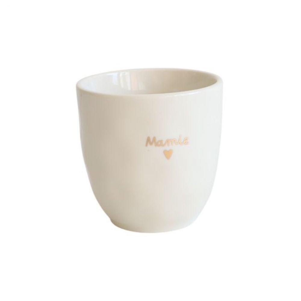 Tasse "Mamie" coeur gold