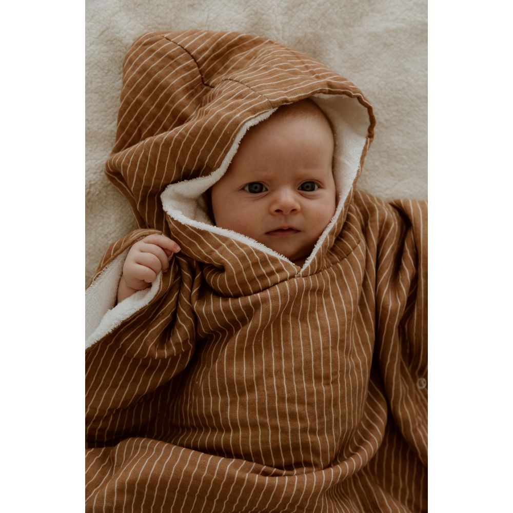 Poncho - Gaze rayures fines – Image 2