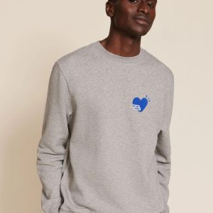 Sweat homme "We are family"- Gris