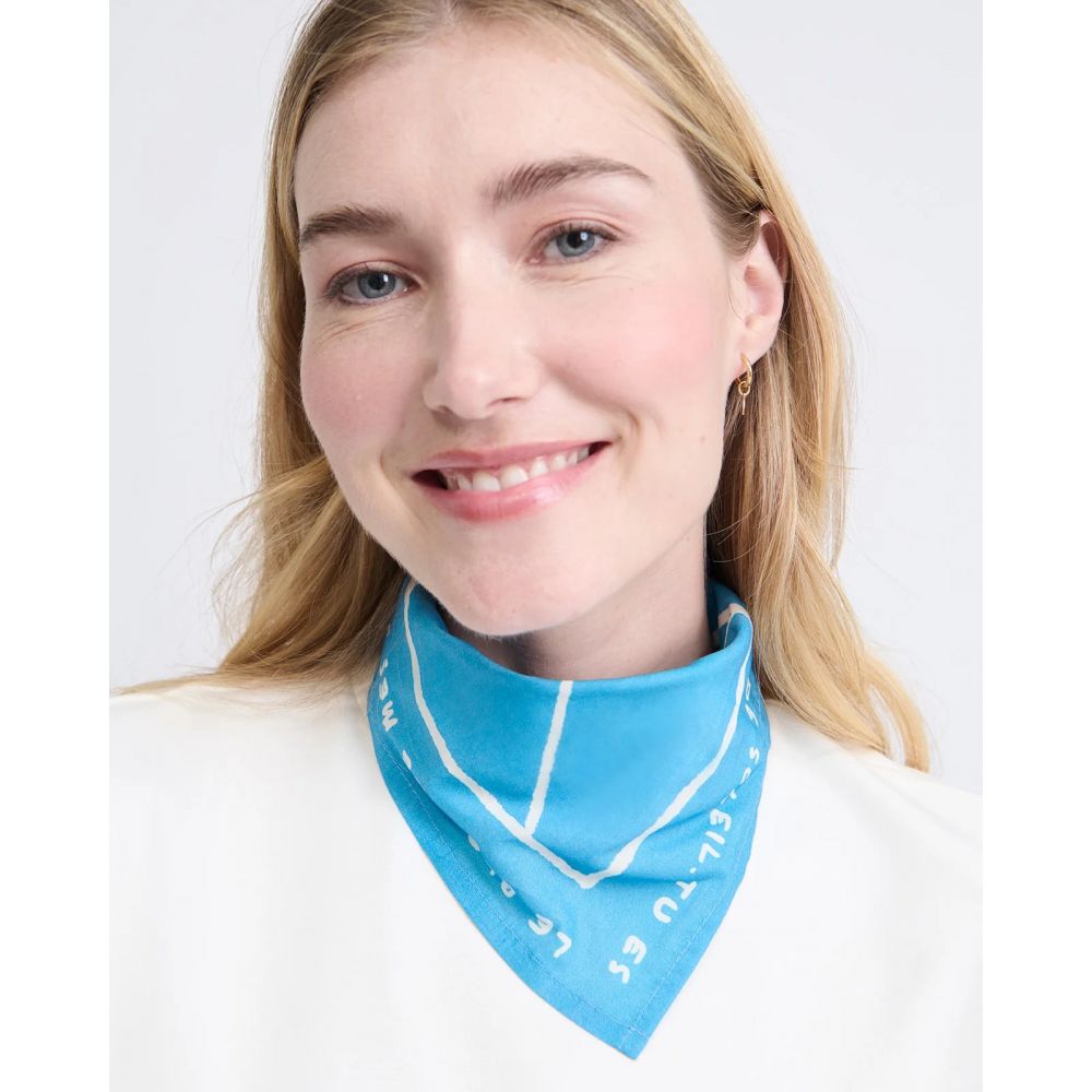 Bandana "Soleil de ma vie" - Bleu – Image 3