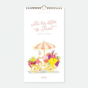 Calendrier anniversaire