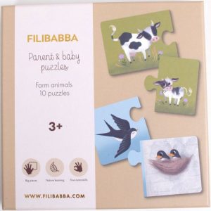 Puzzles Maman et ses bebes - Animaux de la ferme