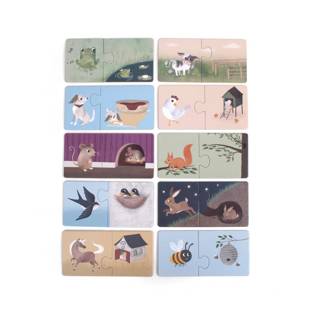 Puzzles Retrouve ma maison - Animaux de la ferme – Image 2