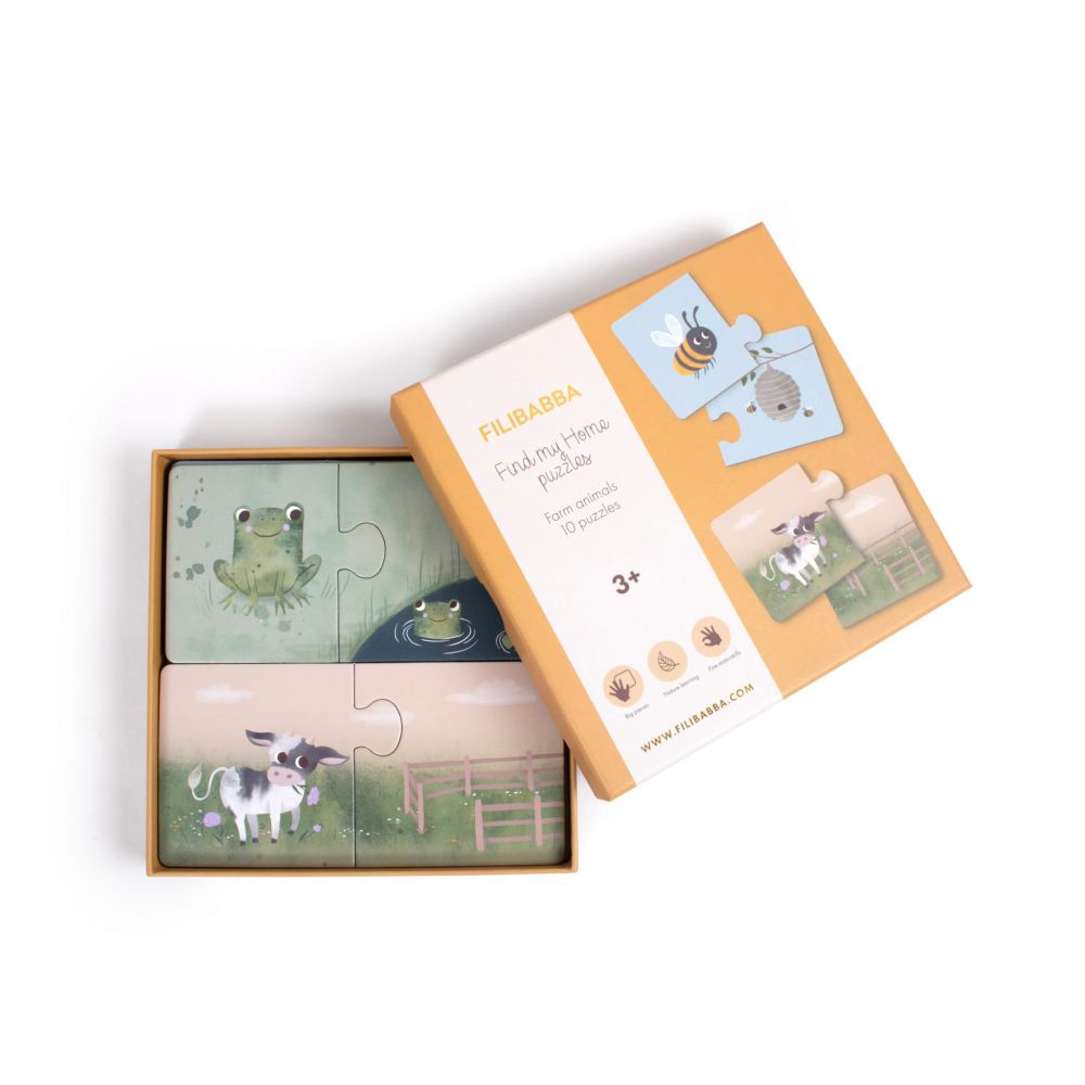 Puzzles Retrouve ma maison - Animaux de la ferme – Image 3