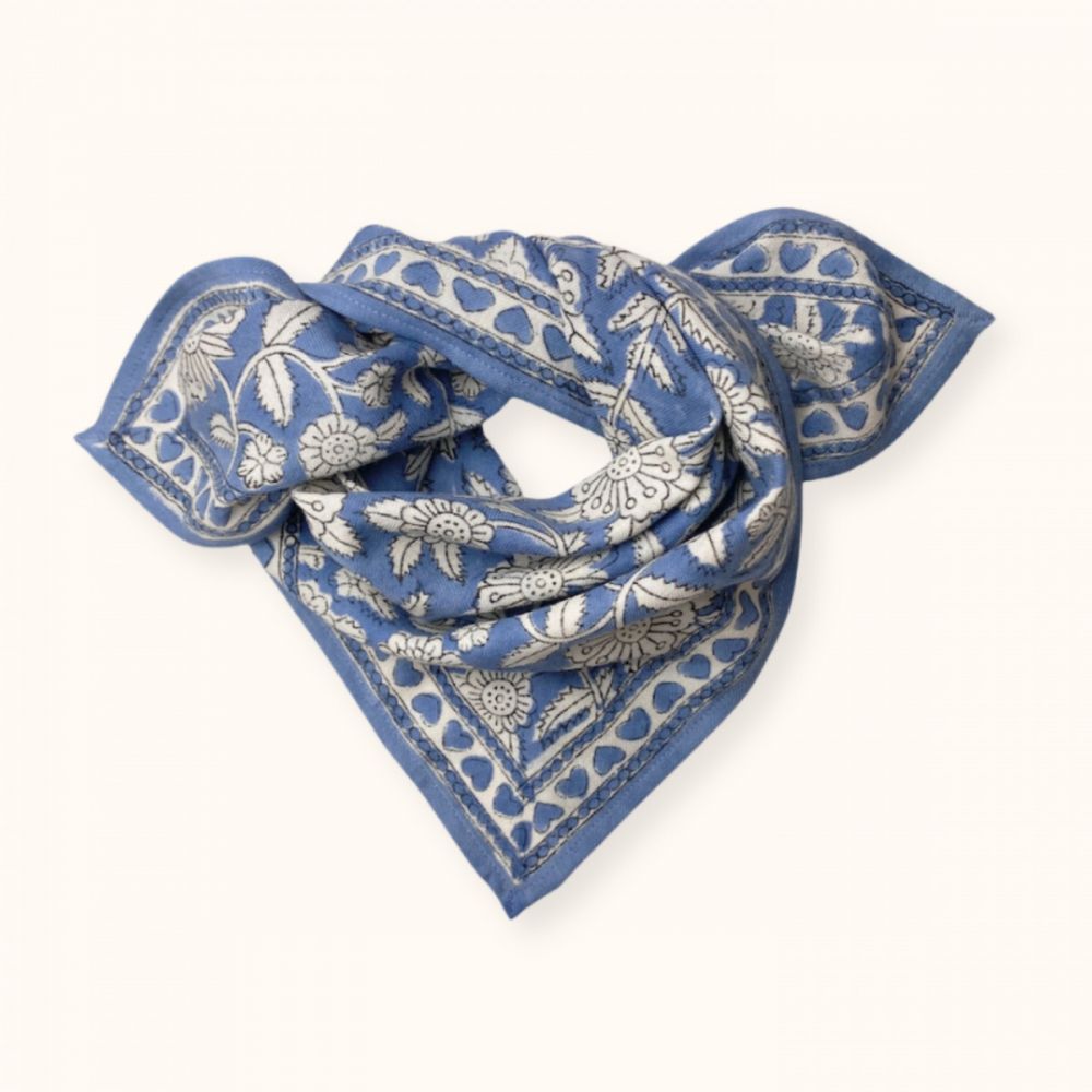 Small Foulard Manika Coeur - Horizon