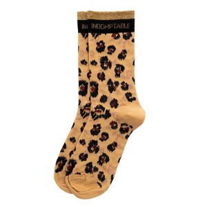 Chaussettes "Indomptable" – Léopard