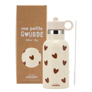 Gourde 350ml - Crème coeurs caramels