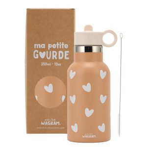 Gourde 350ml - Nougat coeurs crèmes