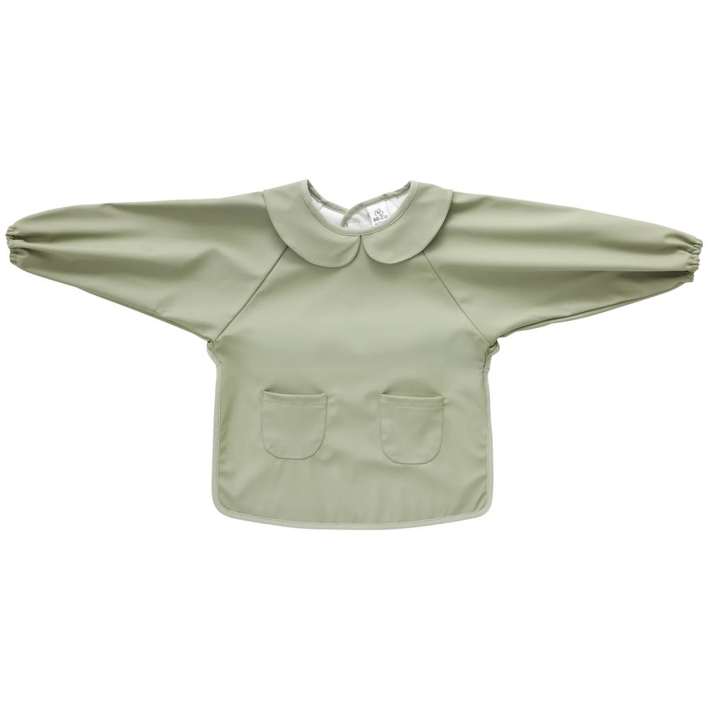 Bavoir-tablier bébé & enfants - Uni vert