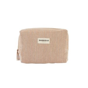 Trousse de toilette - RAYURES ARGILES