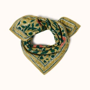 Small Foulard Manika Coeur - COEUR KHAKI