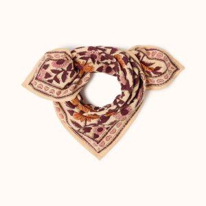Small Foulard Manika Coeur - COEUR FLAMINGO