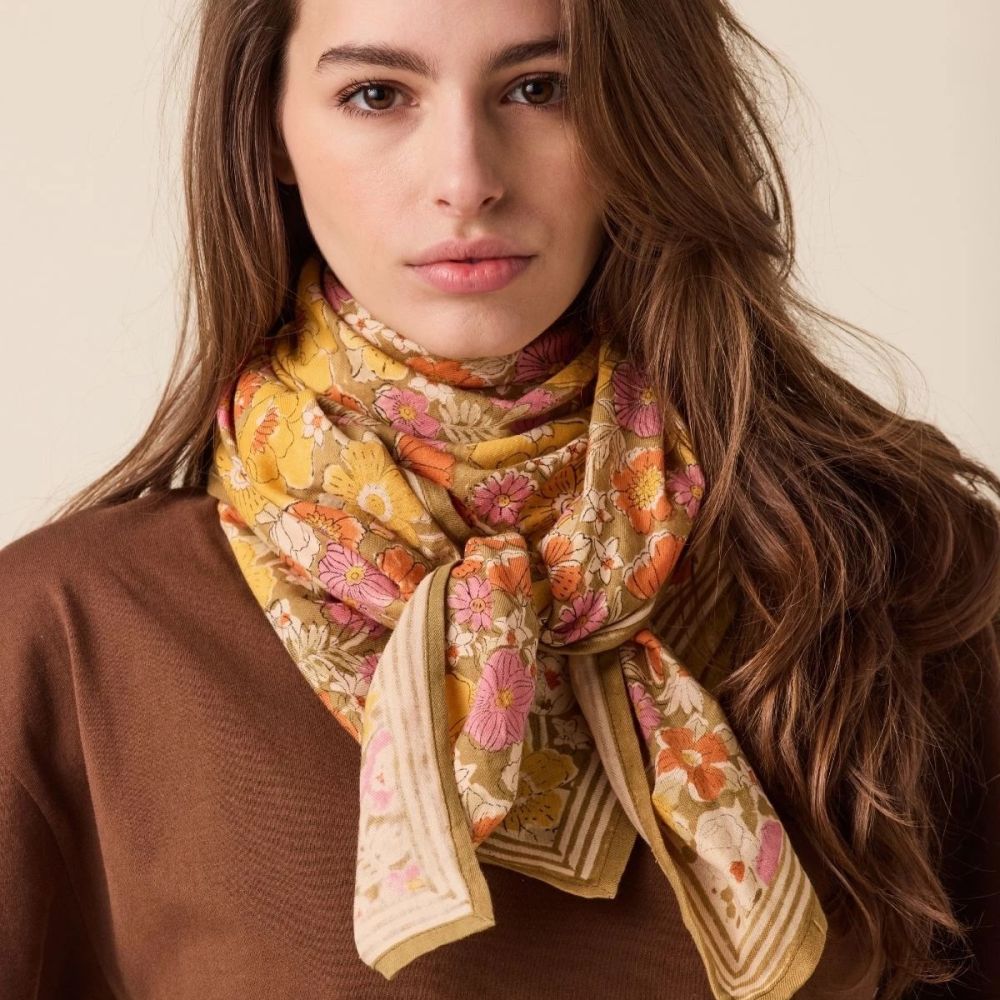 Big Foulard Latika Joy - JOY TAPENADE – Image 2