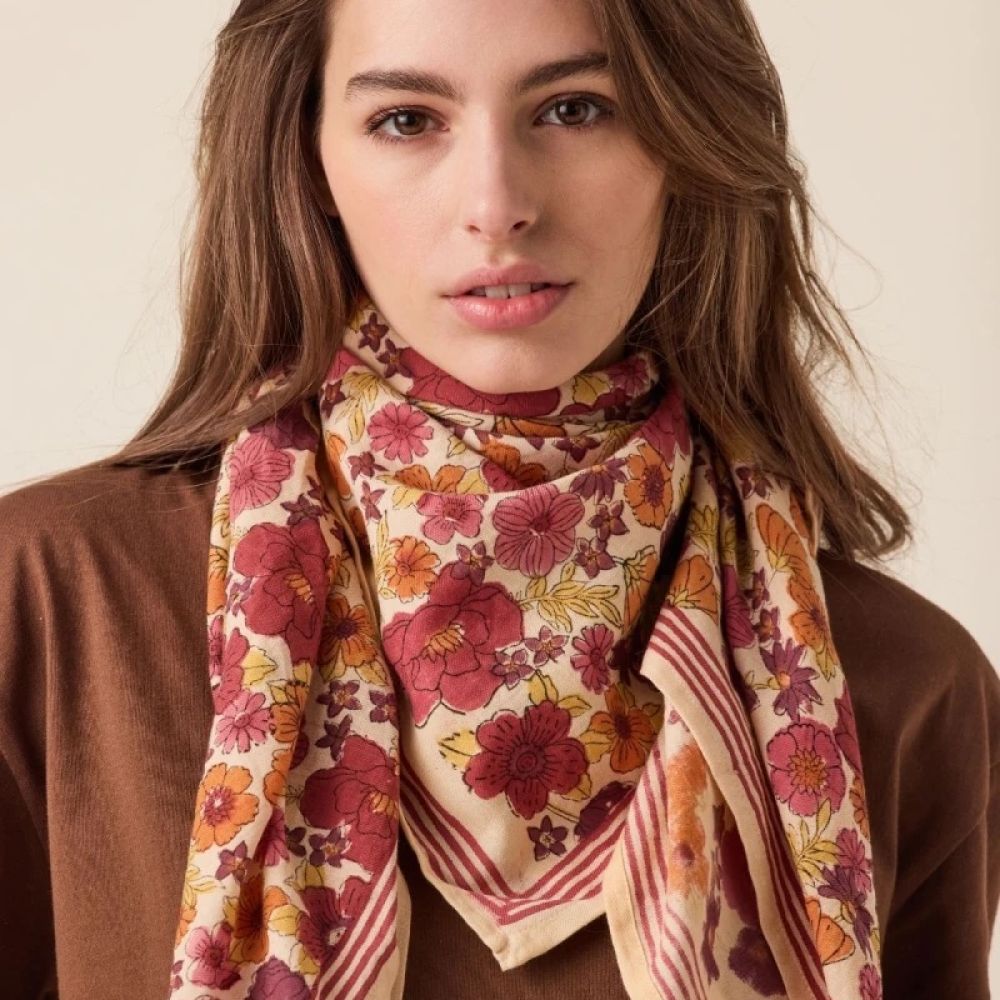 Big Foulard Latika Joy - JOY DAHLIA – Image 2