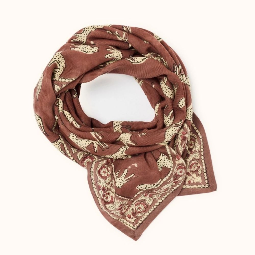 Big Foulard Latika Bengale - BENGALE CHOCOLAT