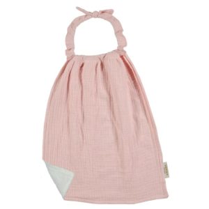 Serviette de cantine - Gaze rose