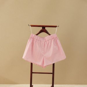 Short Dolly vichy rose