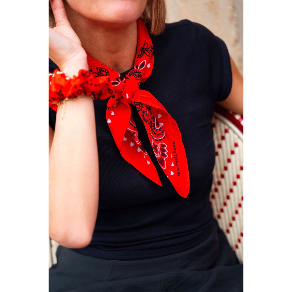 Petit Foulard - Bandana Rouge – Image 2