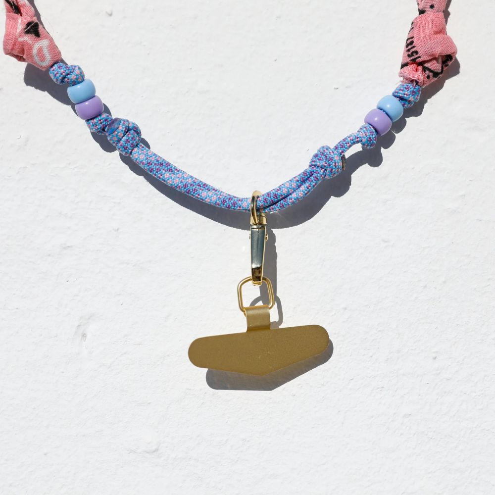 Cordon de téléphone - Rose Saumon – Image 2