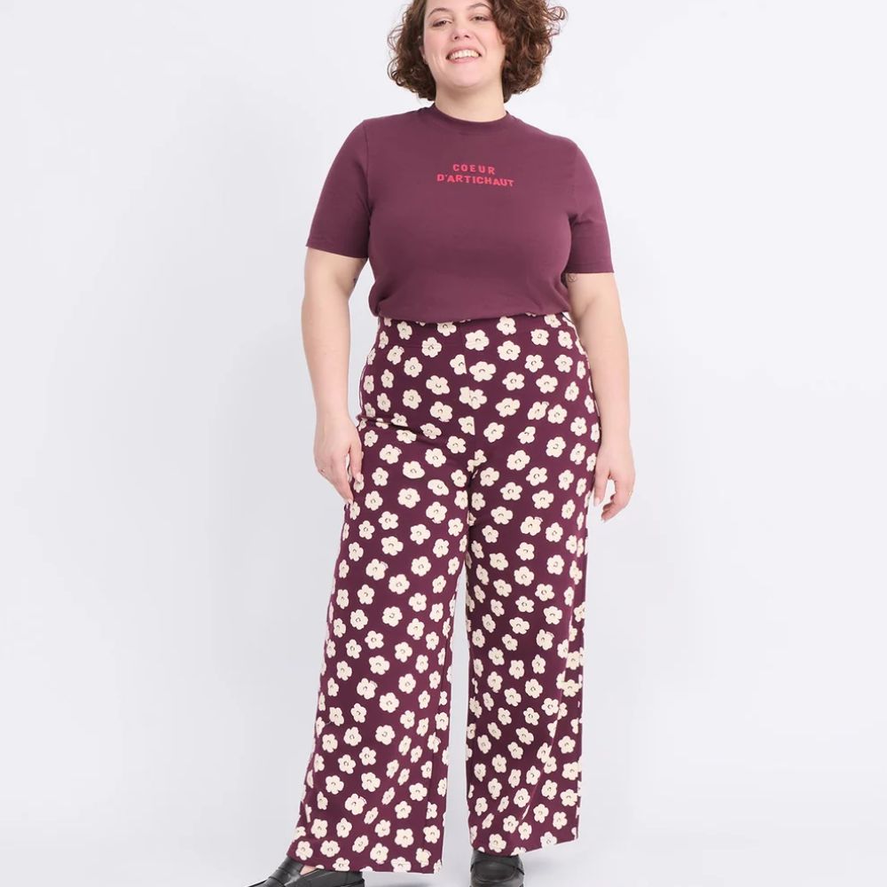 T-shirt Cœur d'artichaut - merlot – Image 3