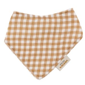 Bavoir bandana - Gaze vichy