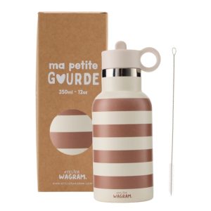 Gourde 350ml - Rayures marrons