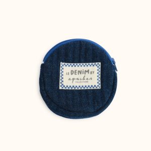 Small pochette Pari - DENIM FONCE DEEP MARINE