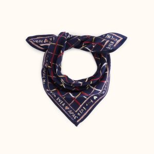 Small foulard Manika - CAHIER INDIGO