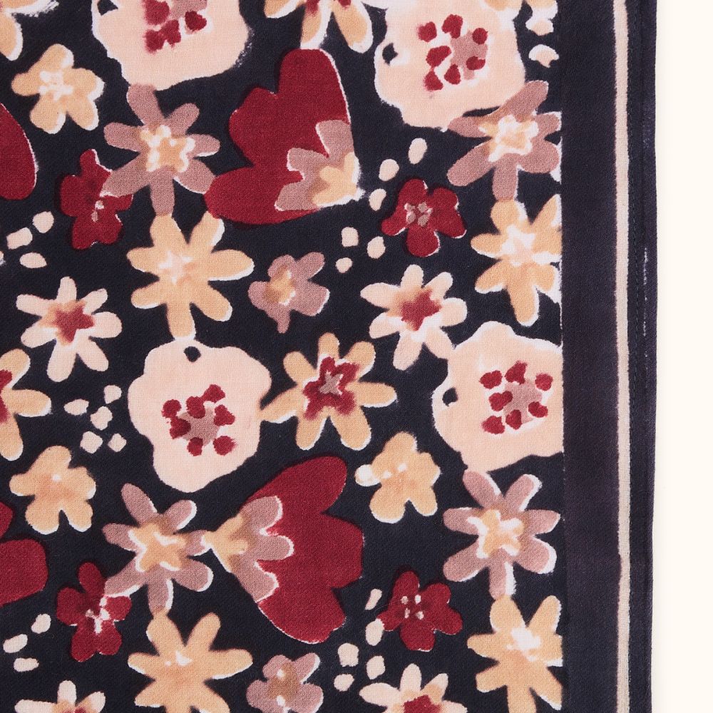 Small foulard Manika - POLLY COAL – Image 2