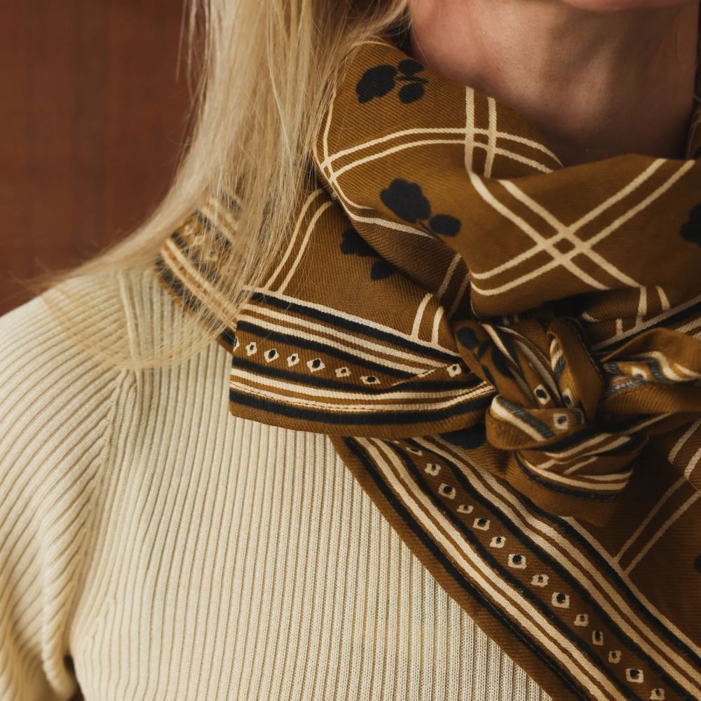 Grand foulard sister - Matcha – Image 2