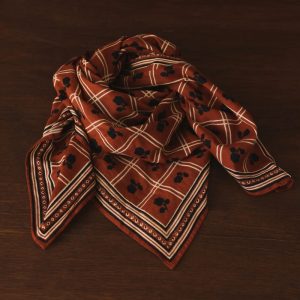 Grand foulard sister - Chocolat