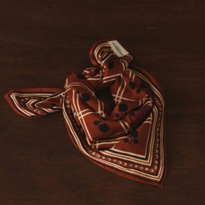 Petit foulard sister - Chocolat