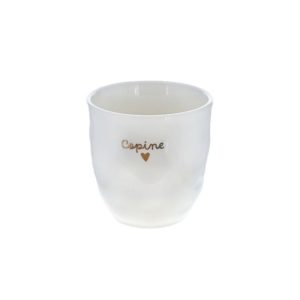 Tasse "Copine" coeur gold